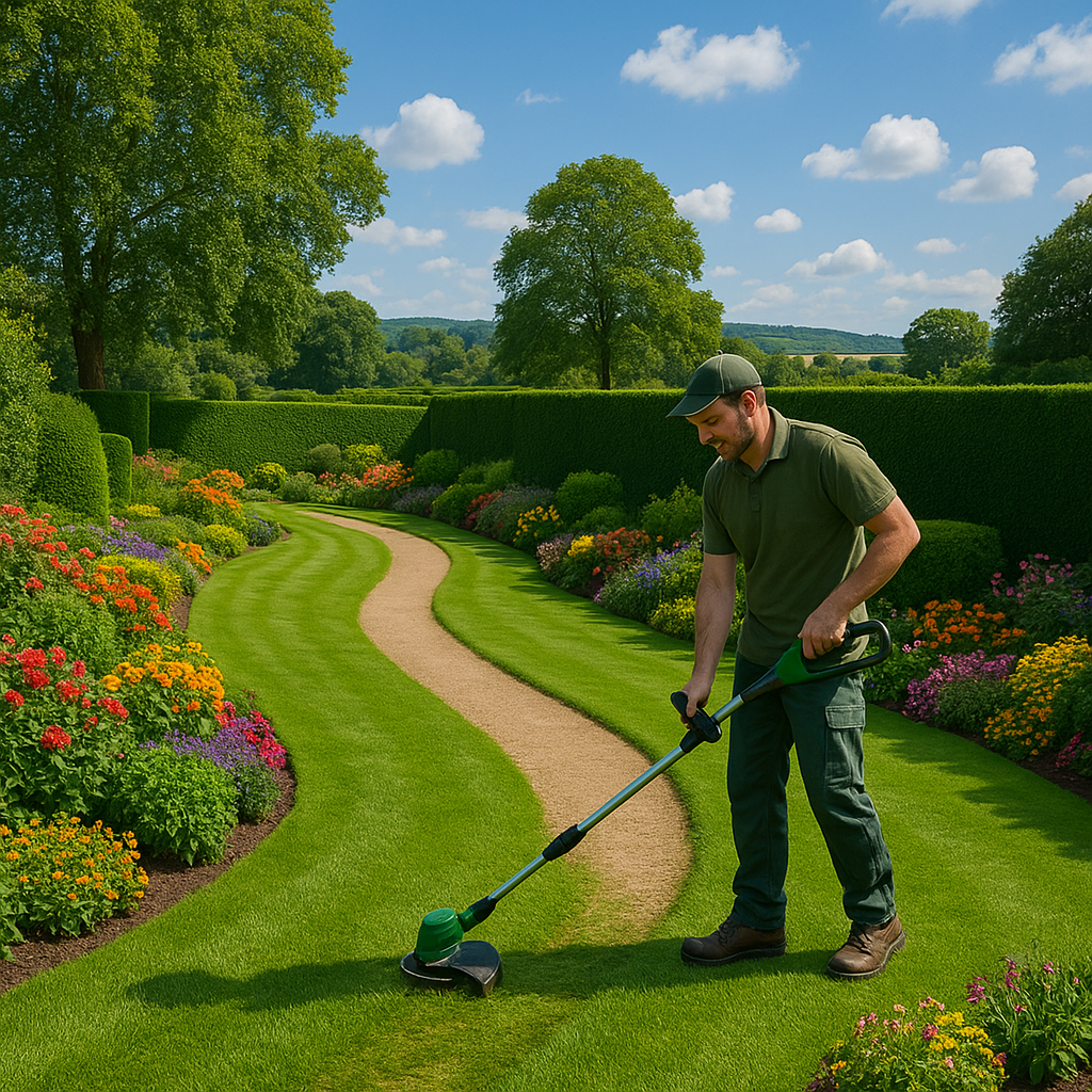 Strimming Surrey for a Pristine Lawn